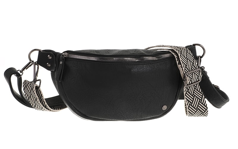 Black crossbodytasje Duke