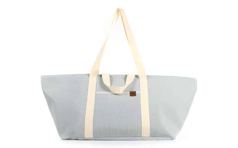 Groene beach shopper / weekendtas Mari