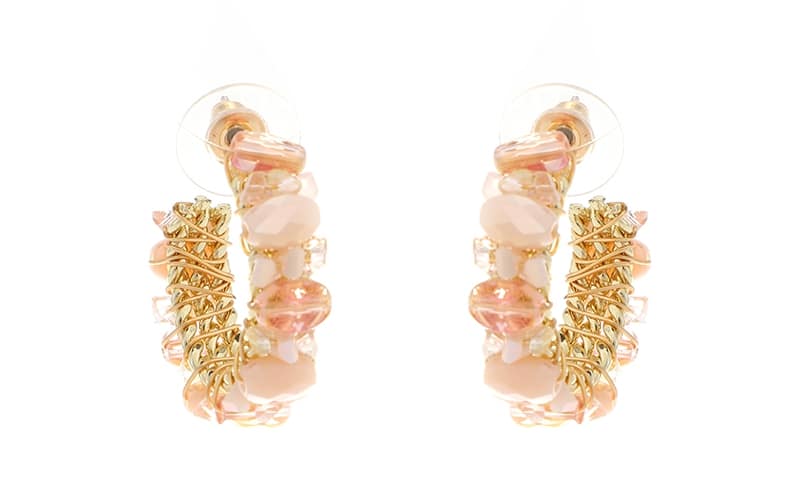 Oorbellen Bliss champagne