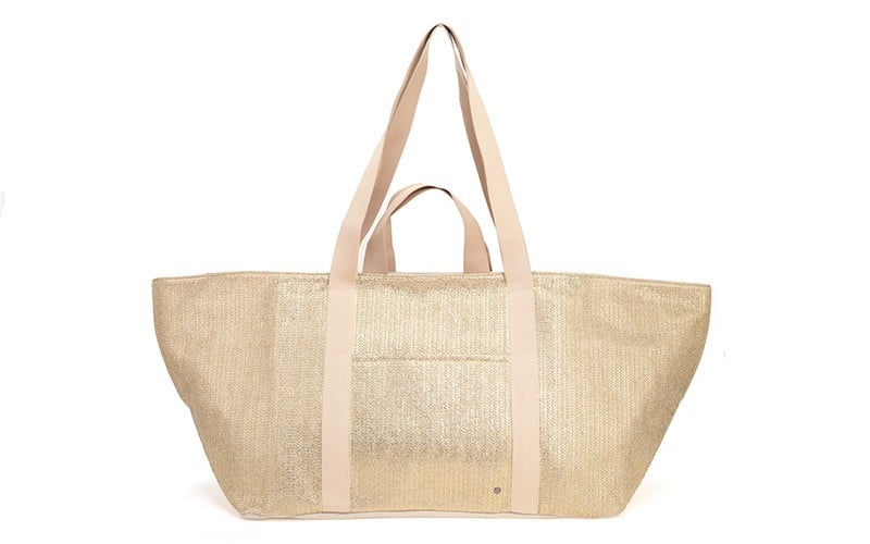 Champagne beach shopper / weekendtas San Rio