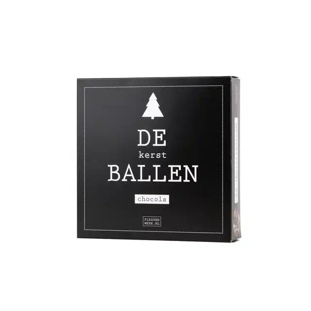 DE (Kerst)BALLEN! - chocola in cadeau-doosje