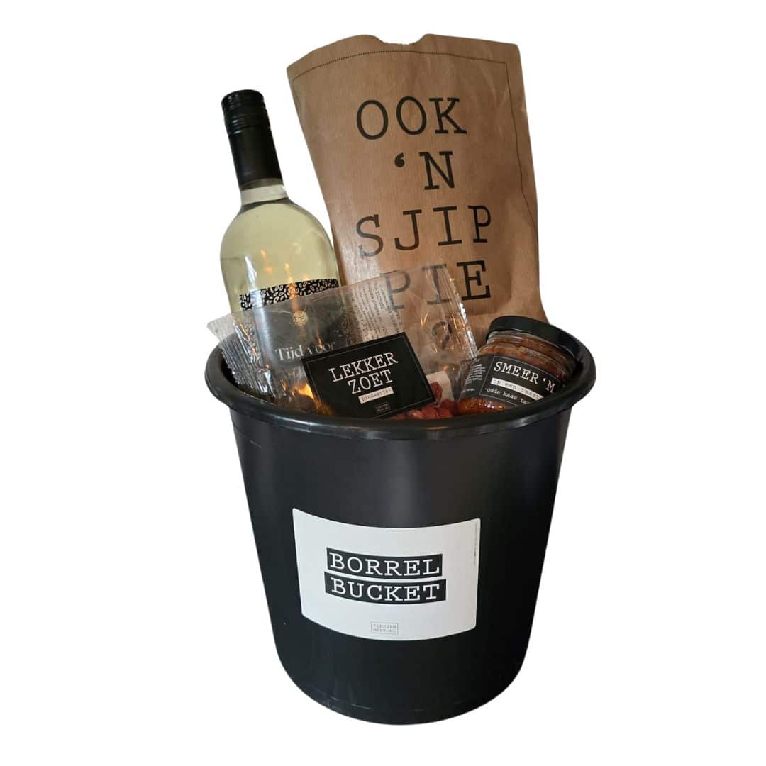 Borrel Bucket cadeau pakket