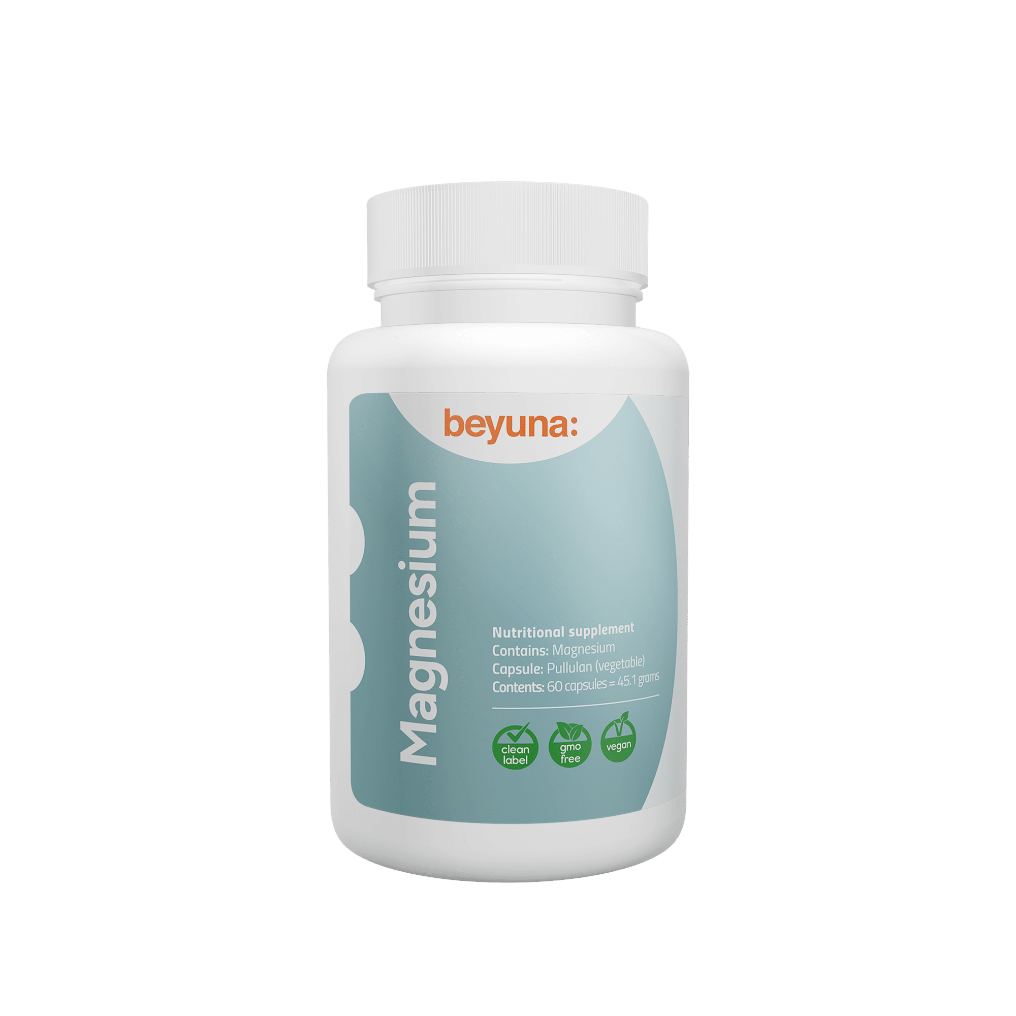 Magnesium - 60 plantaardige capsules