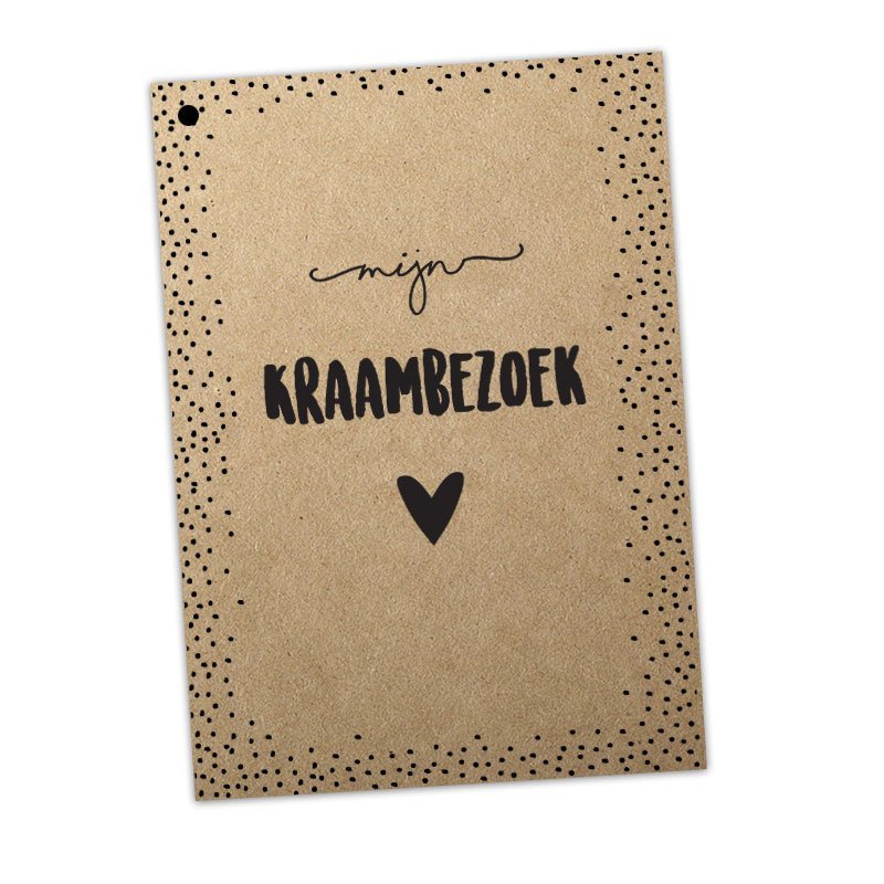 Mijn kraambezoek invulkaarten 25 pers.