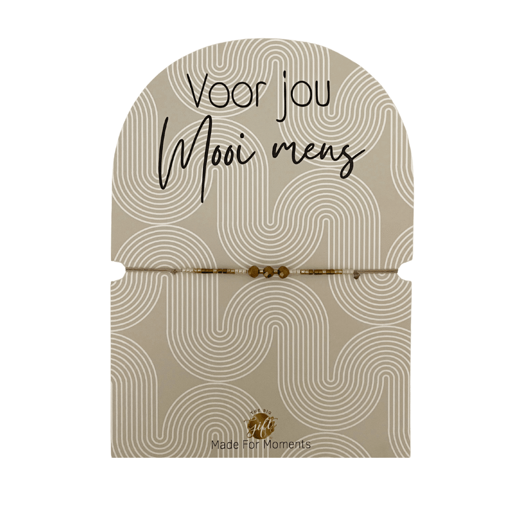 Armband – Voor jou mooi mens
