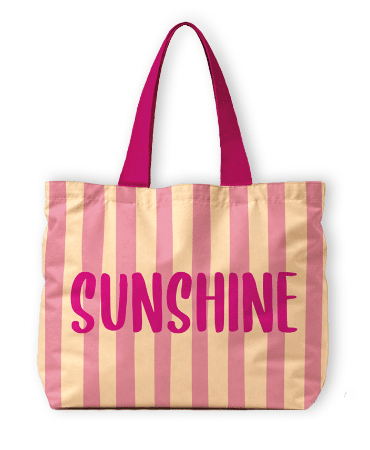 Canvas Strandtas - Sunshine